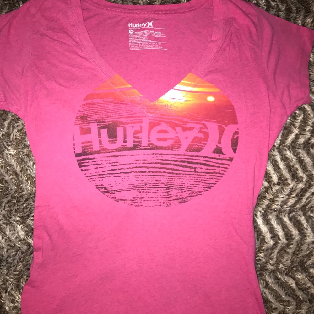 Pink Hurley shirt